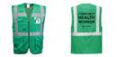 Custom GREEN Professional Executive Style Safety Vest