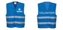 Custom Royal Blue MeshAir Reflective Safety Vest for Events
