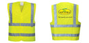 Custom Logo Reflective Yellow Safety Vest - ANSI Class 2