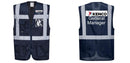 Custom NAVY Professional Executive Style Safety Vest