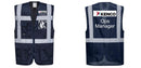 Custom NAVY Professional Executive Style Safety Vest