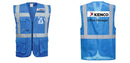 Custom ROYAL BLUE Professional Executive Style Safety Vest