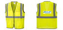 Custom Lightweight High Visibility Yellow Tampa Mesh Vest