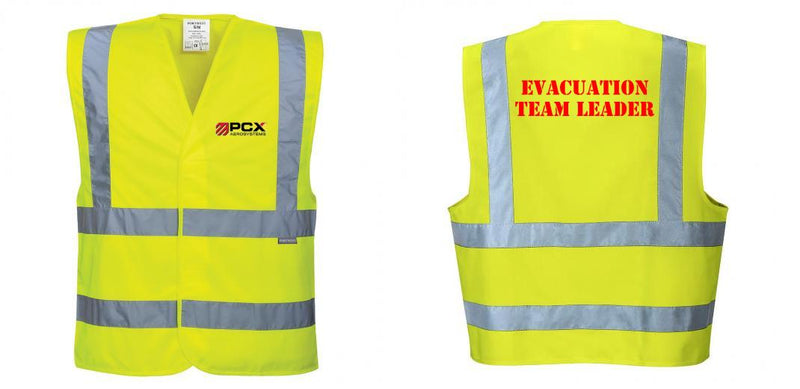 Custom Logo Reflective Yellow Safety Vest - ANSI Class 2