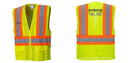 Custom Contrast High Visibility Full Mesh Yellow Safety Vest