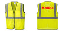 Custom Lightweight High Visibility Yellow Tampa Mesh Vest