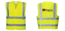 Custom Logo Reflective Yellow Safety Vest - ANSI Class 2