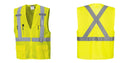Custom Hi-Vis YELLOW Mesh X Back Executive Vest