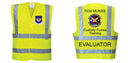 Custom Logo Reflective Yellow Safety Vest - ANSI Class 2