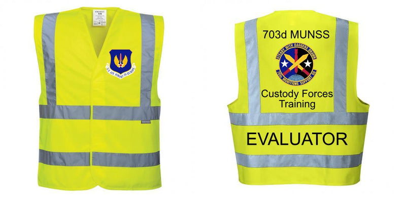 Custom Logo Reflective Yellow Safety Vest - ANSI Class 2