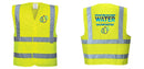 Custom Logo Reflective Yellow Safety Vest - ANSI Class 2