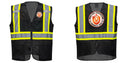 Black Safety Vest | Reflective High Visibility with Pockets