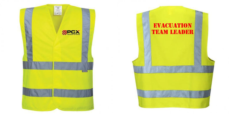 Custom Logo Reflective Yellow Safety Vest - ANSI Class 2