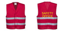 Custom RED MeshAir Reflective Events Safety Vest