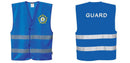 Custom ROYAL BLUE Safety Vest Reflective Hi Vis Work and Event Style Vest
