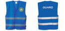Custom ROYAL BLUE Safety Vest Reflective Hi Vis Work and Event Style Vest