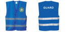 Custom ROYAL BLUE Safety Vest Reflective Hi Vis Work and Event Style Vest