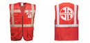 Custom RED Professional Executive Style Safety Vest