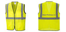 Custom Lightweight High Visibility Yellow Tampa Mesh Vest
