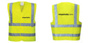 Custom Logo Reflective Yellow Safety Vest - ANSI Class 2