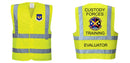 Custom Logo Reflective Yellow Safety Vest - ANSI Class 2