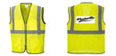 Custom Lightweight High Visibility Yellow Tampa Mesh Vest