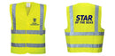 Custom Logo Reflective Yellow Safety Vest - ANSI Class 2