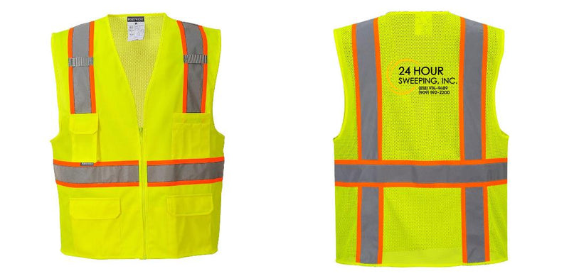 Class 2 Safety Vest with Cooling Mesh Back