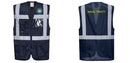 Custom NAVY Professional Executive Style Safety Vest