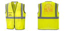 Custom Lightweight High Visibility Yellow Tampa Mesh Vest