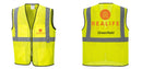 Custom Lightweight High Visibility Yellow Tampa Mesh Vest