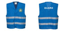 Custom Royal Blue MeshAir Reflective Safety Vest for Events