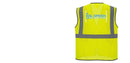 Custom Lightweight High Visibility Yellow Tampa Mesh Vest