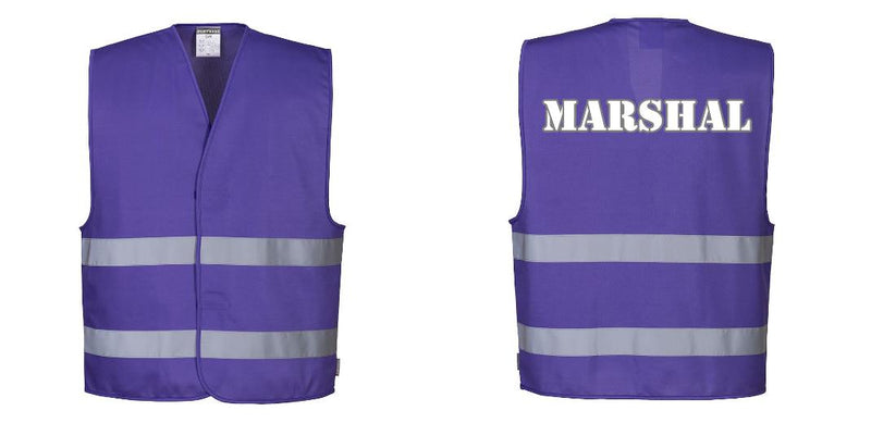 Purple Reflective Safety Vest for Work and Events – Lightweight and High-Visibility