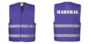 Purple Reflective Safety Vest for Work and Events – Lightweight and High-Visibility