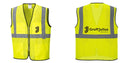 Lightweight High Visibility Yellow Tampa Mesh Vest