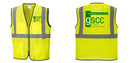 Lightweight High Visibility Yellow Tampa Mesh Vest