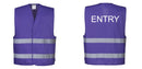 Purple Reflective Safety Vest for Work and Events – Lightweight and High-Visibility