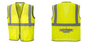 Lightweight High Visibility Yellow Tampa Mesh Vest