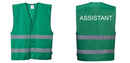 Green Safety Vest Reflective Hi Vis Work and Event Style Vest