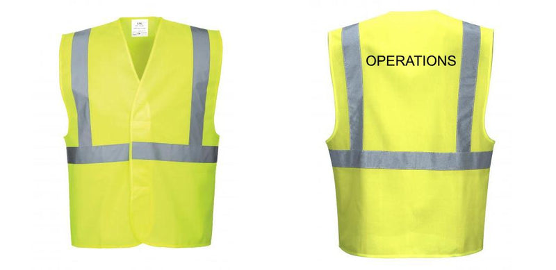 Class 2 Yellow Reflective Safety Vest