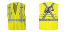 Custom Hi-Vis YELLOW Mesh X Back Executive Vest
