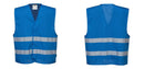 Custom Royal Blue MeshAir Reflective Safety Vest for Events