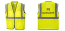 Lightweight High Visibility Yellow Tampa Mesh Vest