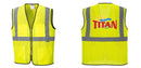 Lightweight High Visibility Yellow Tampa Mesh Vest