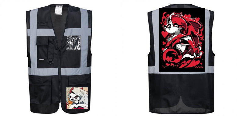 Custom Black Professional Executive Style Safety Vest