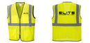 Lightweight High Visibility Yellow Tampa Mesh Vest