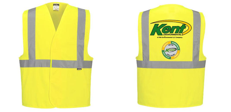 Custom Class 2 Yellow Reflective Safety Vest