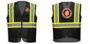 Black Safety Vest | Reflective High Visibility with Pockets