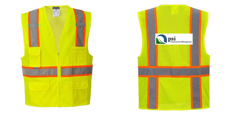 Class 2 Safety Vest with Cooling Mesh Back